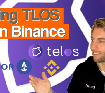 Comprando TLOS na Binance, usando Web Wallet e Âncora