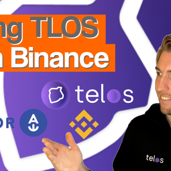 在幣安購買 TLOS, 使用網絡錢包和錨點